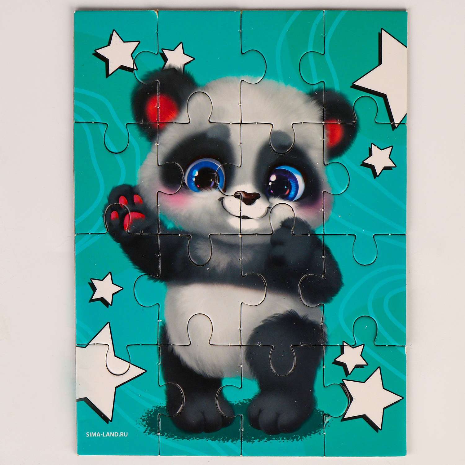 Набор Milo Toys мягкая игрушка с пазлами «Панда» - фото 7