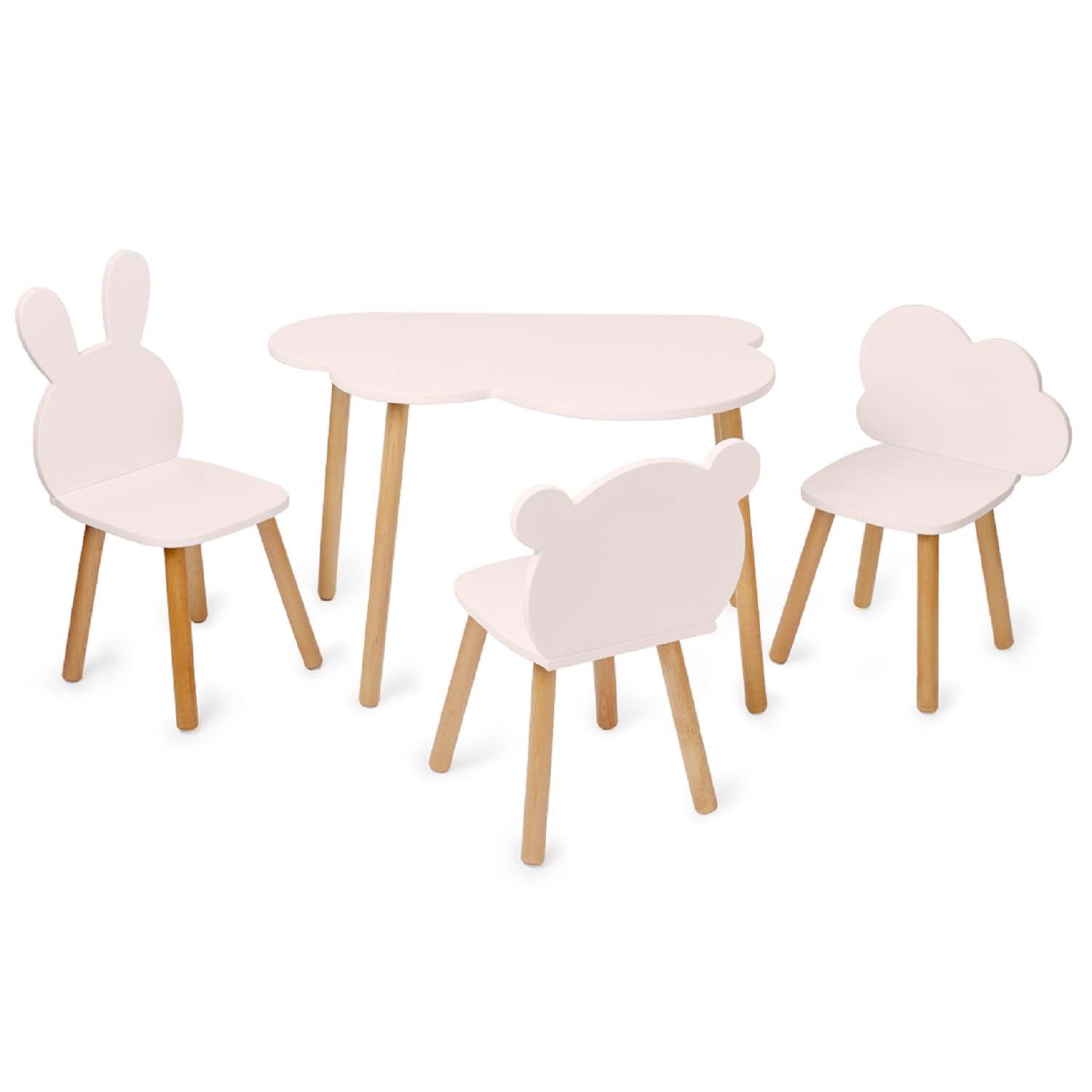 Стул детский Happy Baby Oblako chair розовый - фото 3