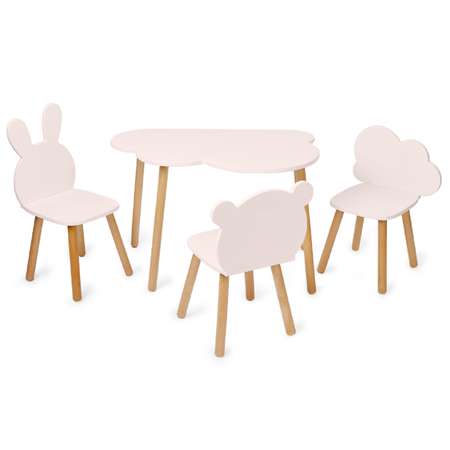 Стул детский Happy Baby Oblako chair розовый