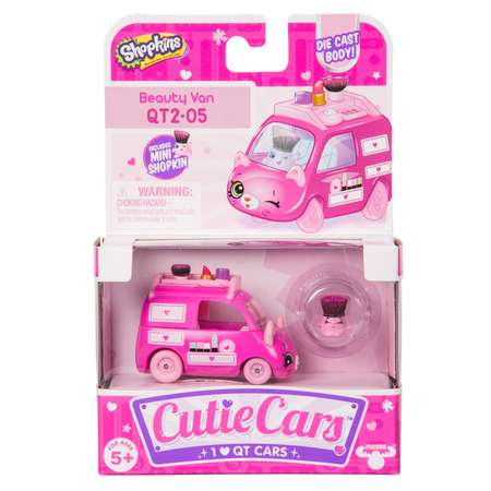 Машинка Cutie Cars с мини-фигуркой Shopkins S3 Косметичка