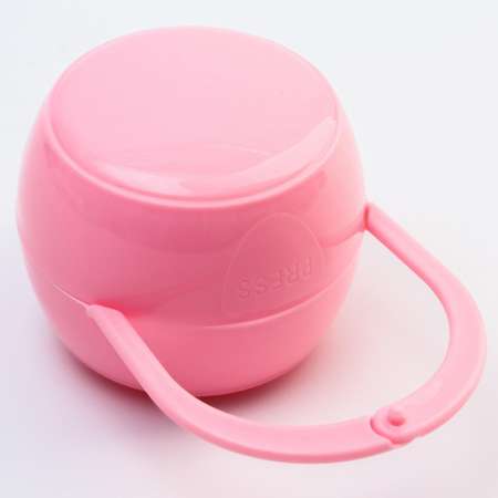 Контейнер Крошка Я для хранения и стерилизации детских сосок и пустышек цвет розовый