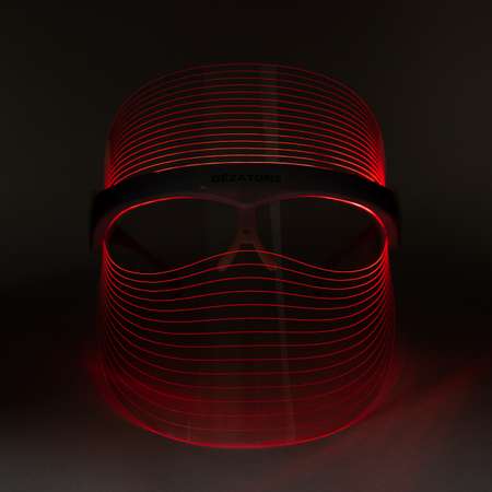 Светодиодная маска Gezatone для омоложения кожи лица и шеи с 7 цветами m1030