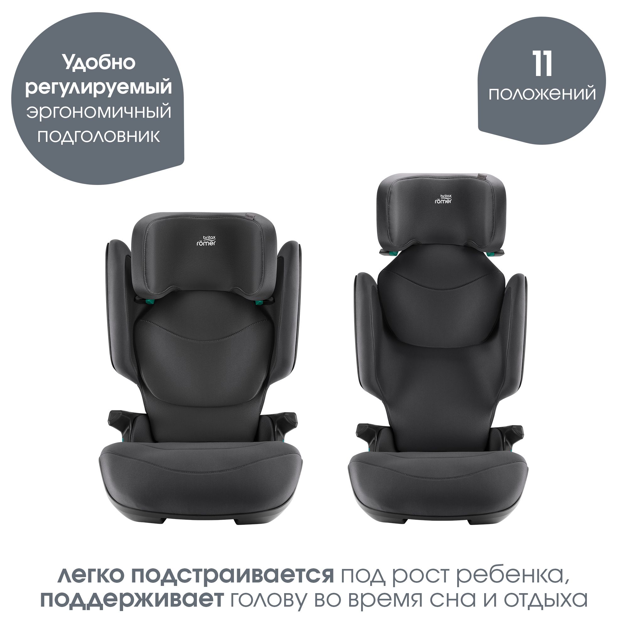 Детское автокресло Britax Roemer Kidfix pro M Classic Midnight Grey для детей 3,5-12 лет ростом 100-150 см - фото 5