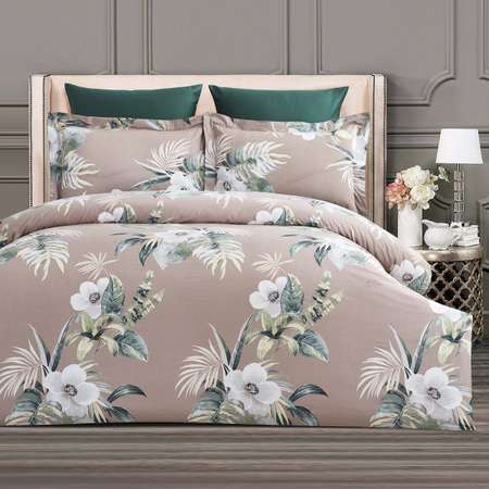 Постельное белье Arya Home Collection 1 5 спальное наволочки 50х70 и 70х70 Alamode 160X220 Loyal