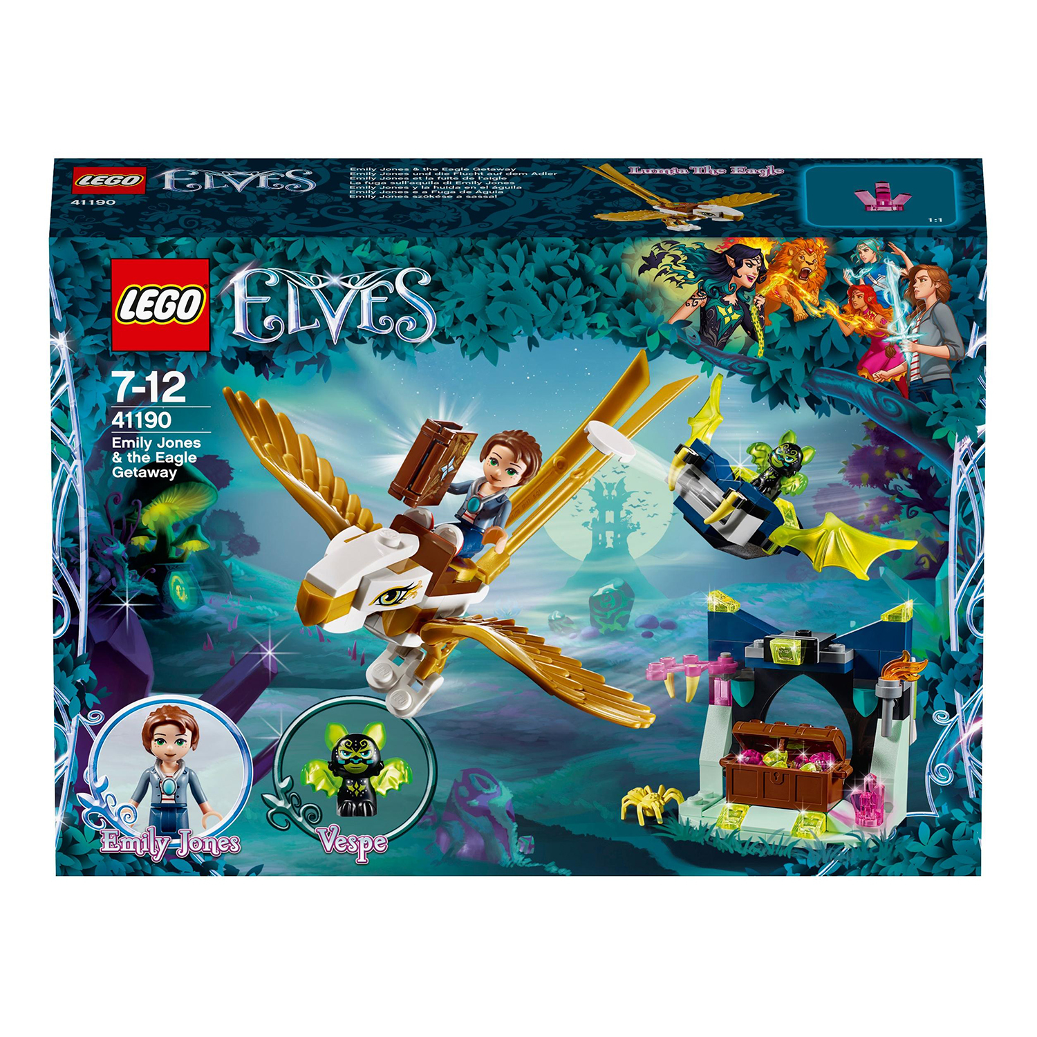 Конструктор LEGO Побег Эмили на орле Elves (41190) купить по цене 99 ₽ в  интернет-магазине Детский мир