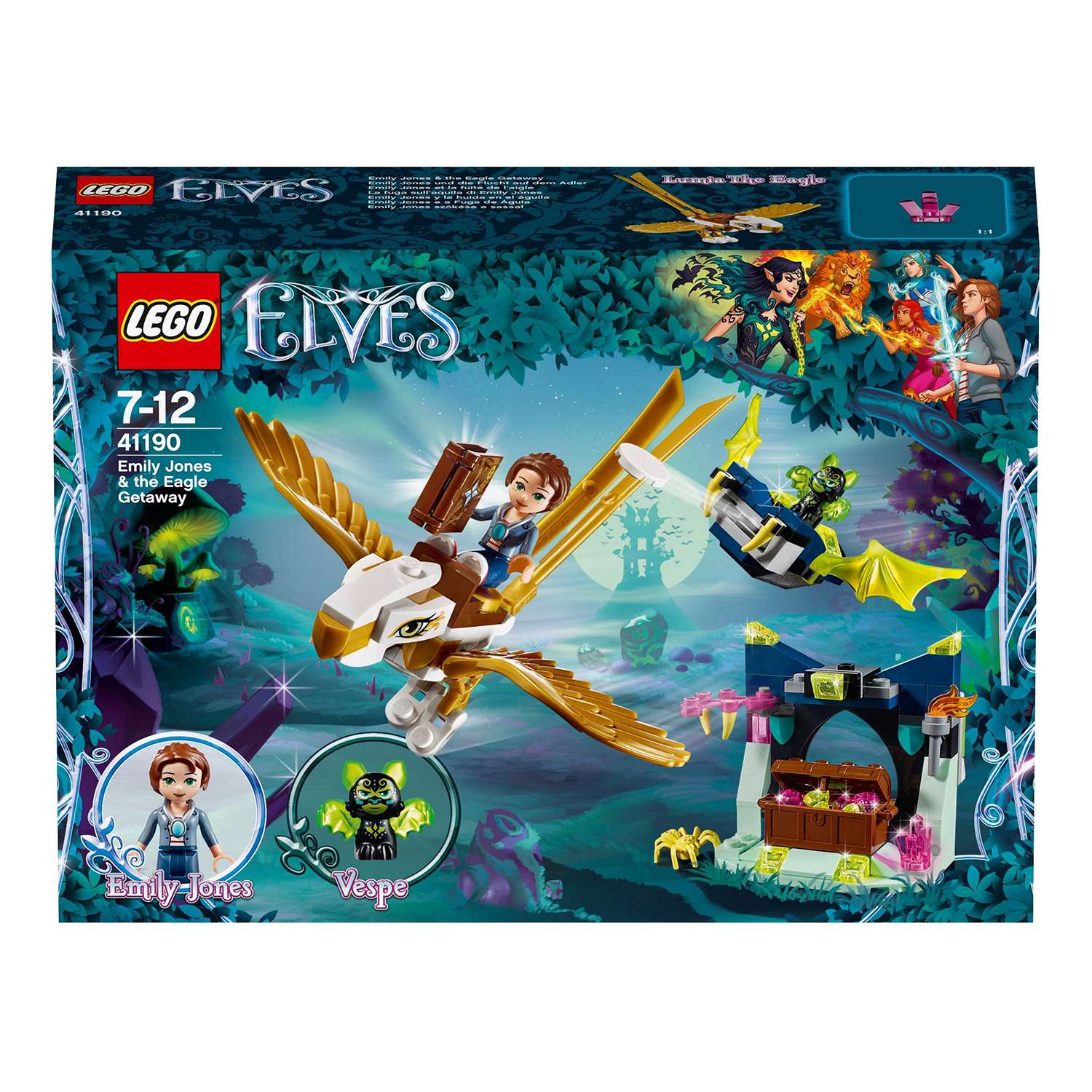 Конструктор LEGO Побег Эмили на орле Elves (41190) - фото 2