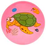 Мяч детский Zabiaka Дельфинчики 25 см цвет розовый