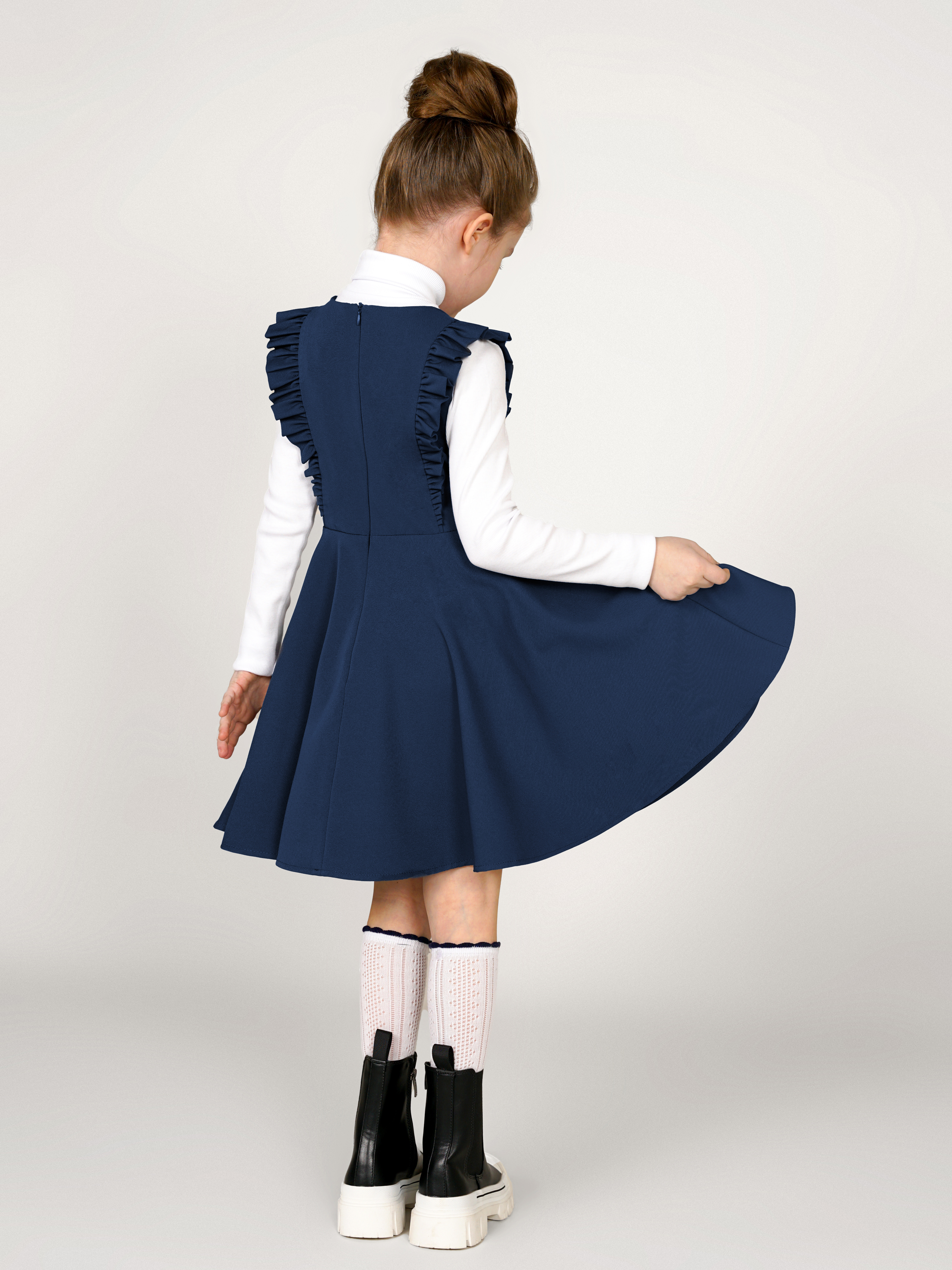 Сарафан ALISIA FIORI 001200.2S/синий - фото 6