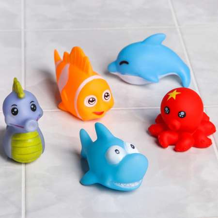 Набор игрушек для купания Крошка Я Морской мир