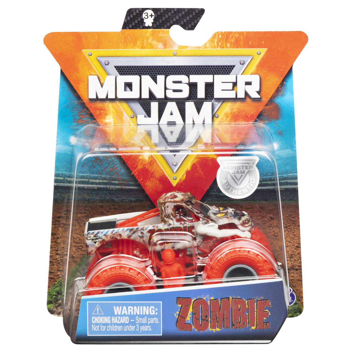 Машинка Monster Jam 1:64 Zombie Neon 6044941/20116896 6044941 - фото 2