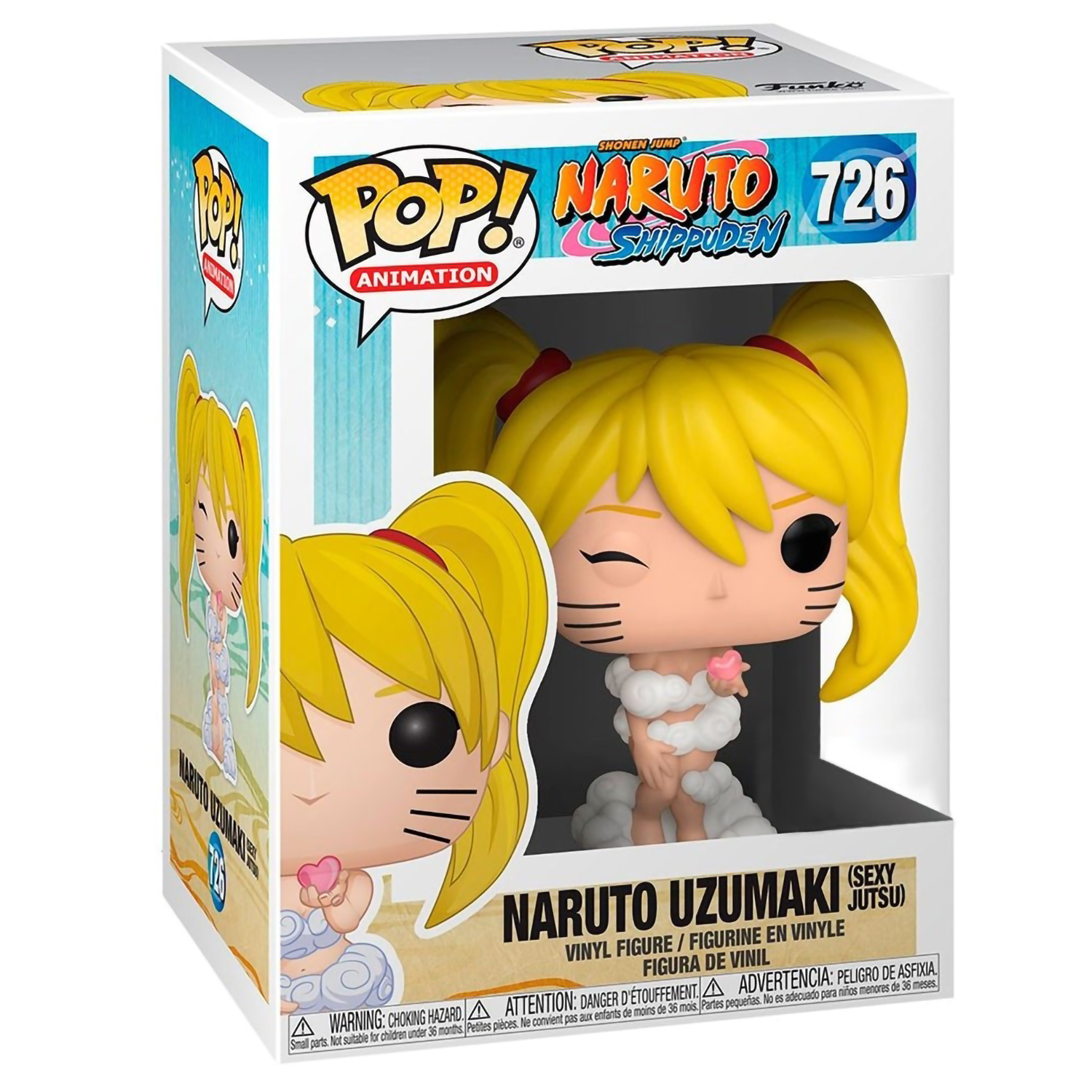 Фигурка Funko POP! Animation Naruto Shippuden Naruto Uzumaki Sexy Jutsu Exc  47079 купить по цене 2199 ₽ в интернет-магазине Детский мир