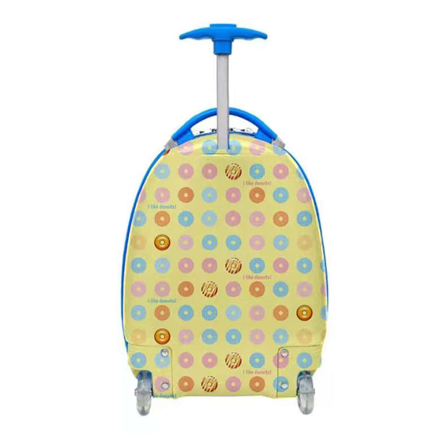 Дорожный комплект LATS Чемодан ручная кладь + дошкольный рюкзак для детей Пончик - фото 17