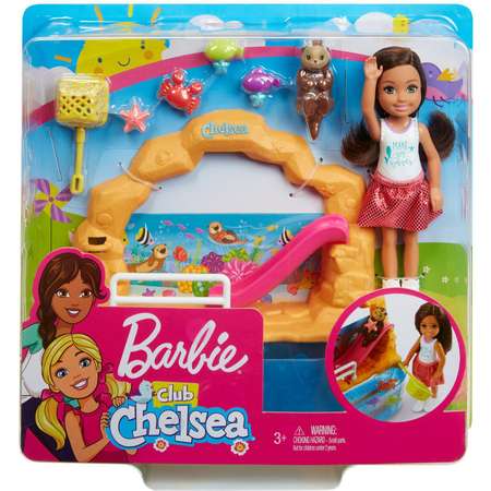 Набор Barbie Семья кукла Челси с питомцем +аквариум GHV75