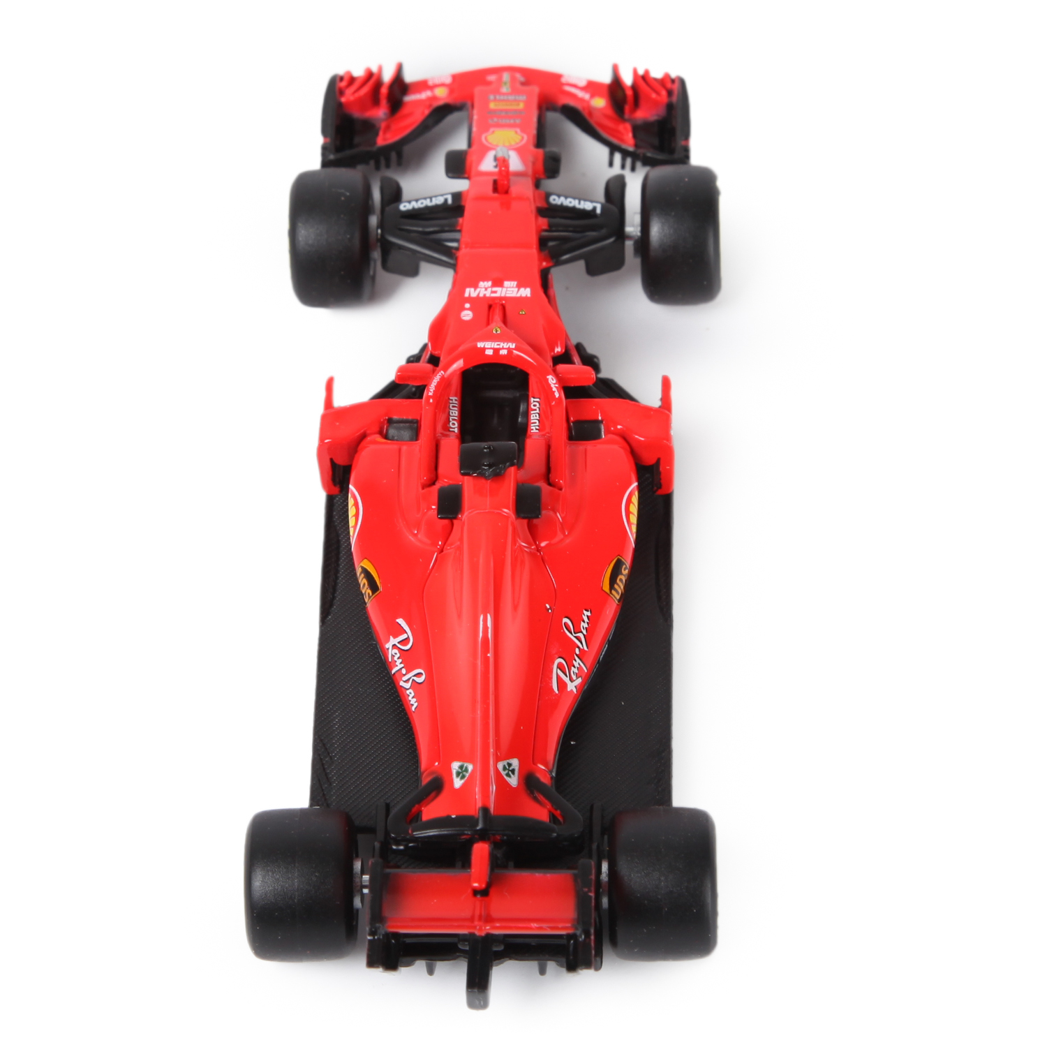 Машина BBurago 1:43 Ferrari Racing F71-h 18-36809W 18-36809W - фото 4