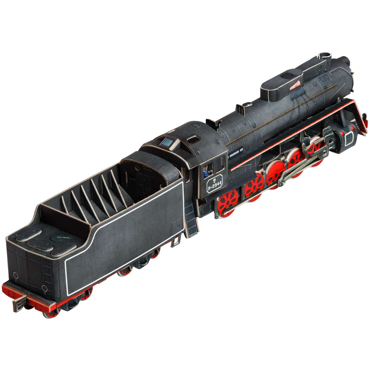 Сборная модель Умная бумага Магистральный грузовой паровоз. арт. 603 603 - фото 3