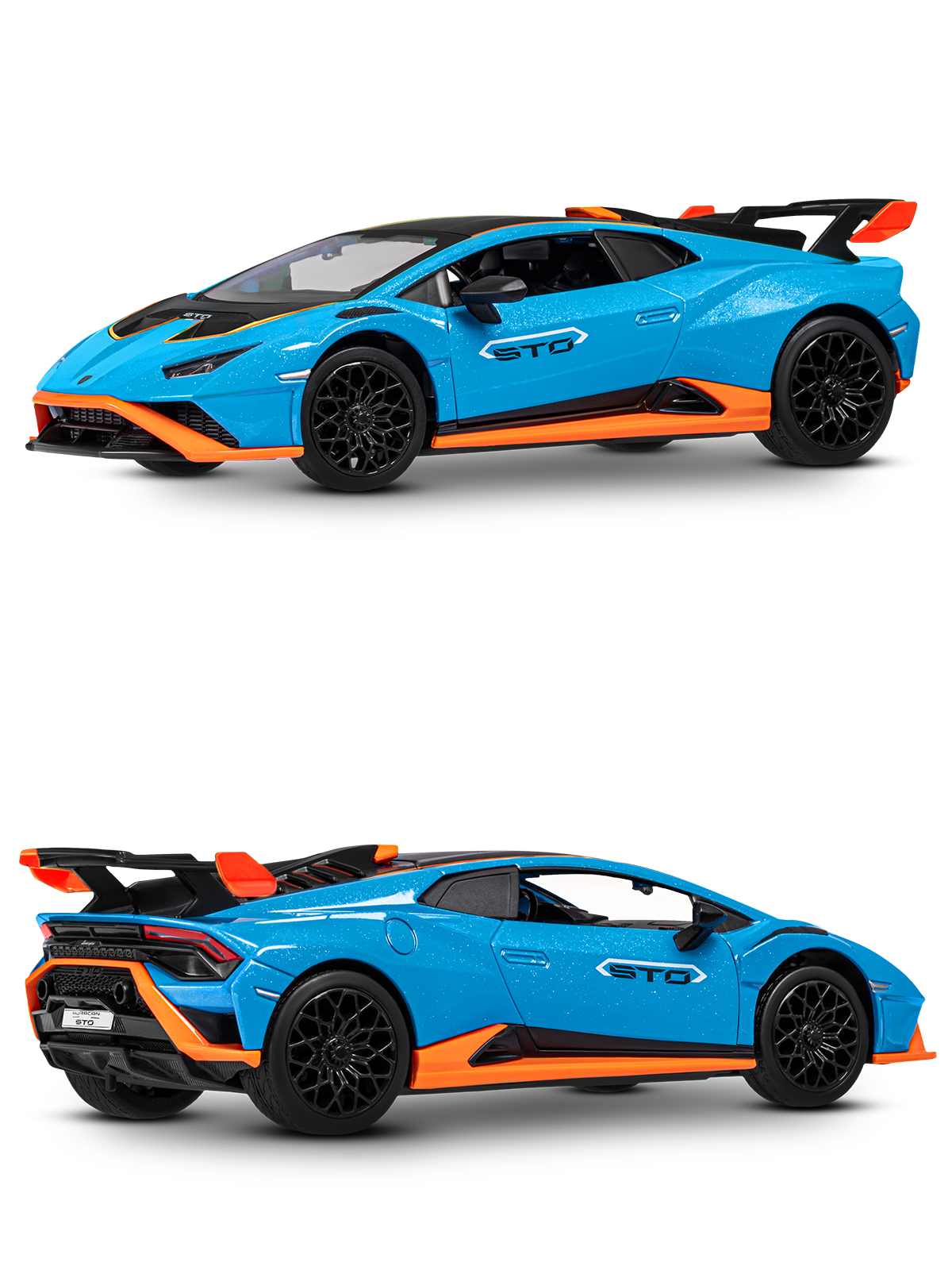 Автомобиль АВТОпанорама Lamborghini 1:32 синий JB1251663 - фото 8