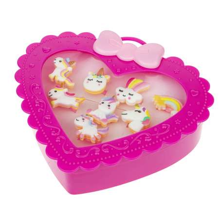 Набор бижутерии 1TOY Sweet heart Bijou 8 колец единороги