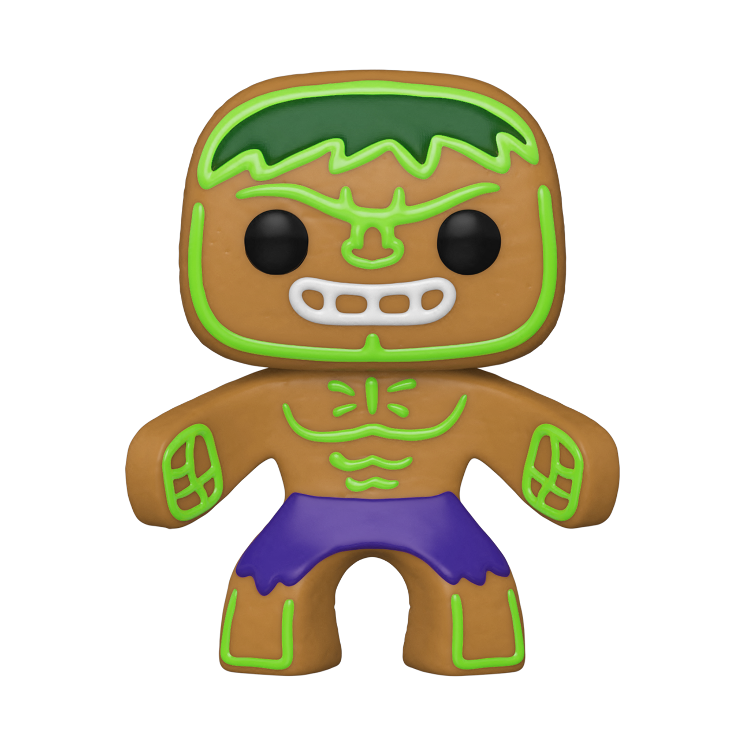 Фигурка Funko POP! Bobble Marvel Holiday Gingerbread Халк в образе имбирного пряника Hulk - фото 2