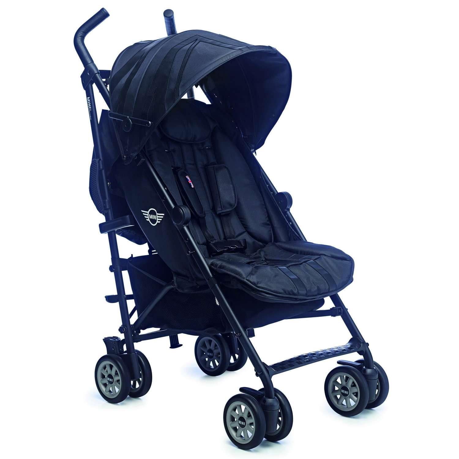 Коляска Easywalker Mini Buggy Midnight Jack c бампером - фото 2