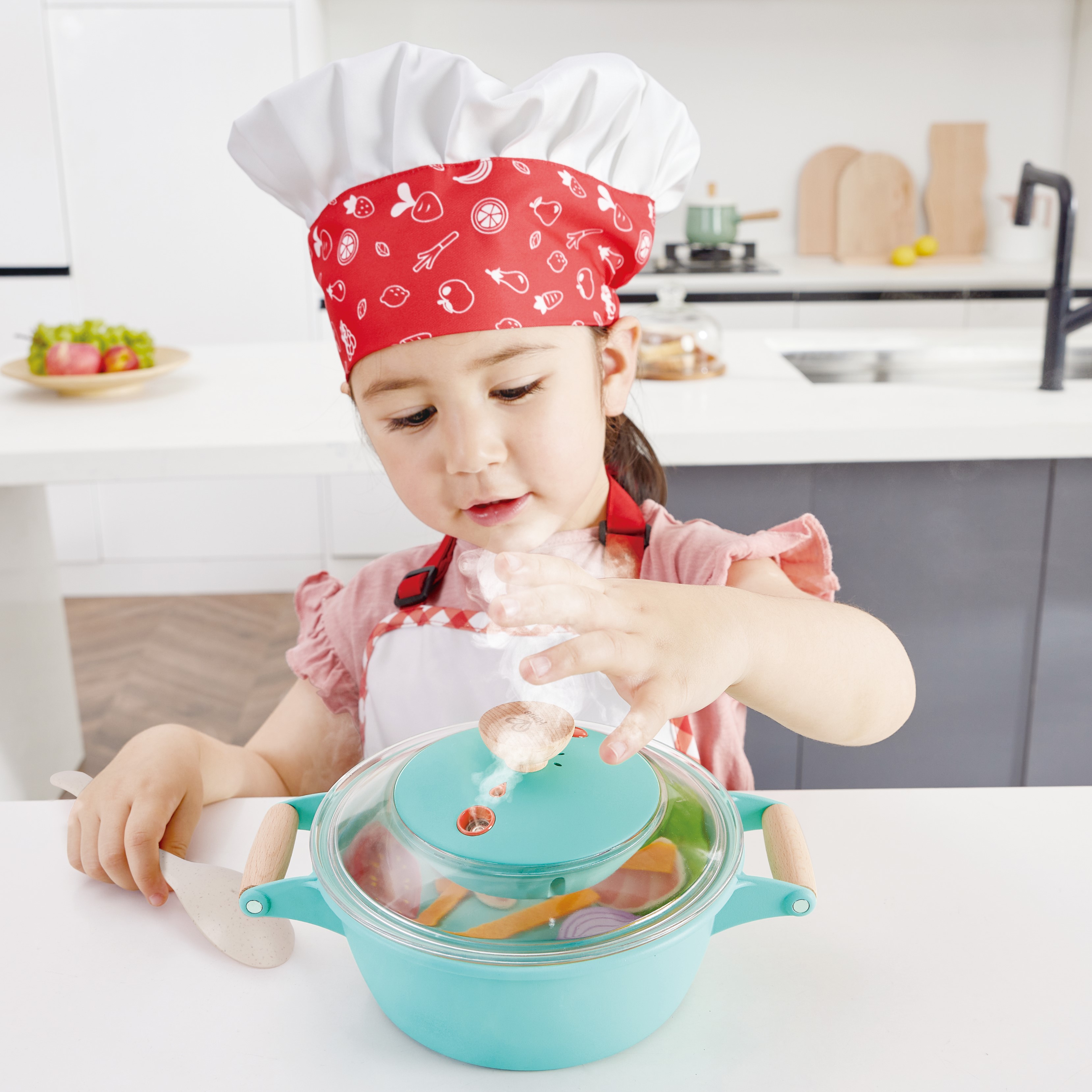 HAPE Little Chef Cooking & Steam Playset