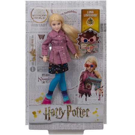 Кукла MATTEL Луна Лавгуд Гарри Поттер Luna Lovegood Tweed Jacket Quibbler Spectrespecs