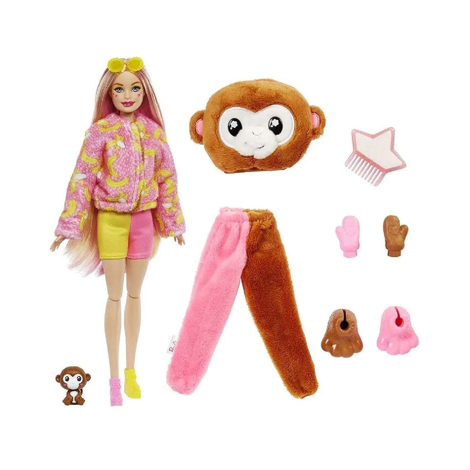 Кукла Barbie Cutie Reveal Милашка-проявляшка Обезьяна HKR01 HKR01 - фото 2