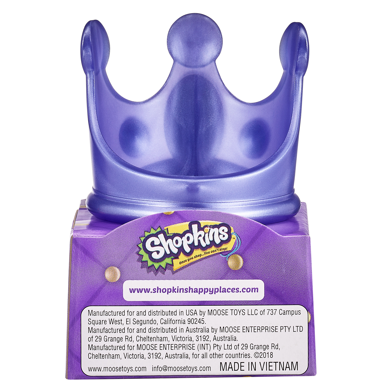 Игрушка Happy Places Shopkins (Happy Places) Королевская мода Маленький питомец Фиолетовый в непрозрачной упаковке (Сюрприз) 57574_4 - фото 4