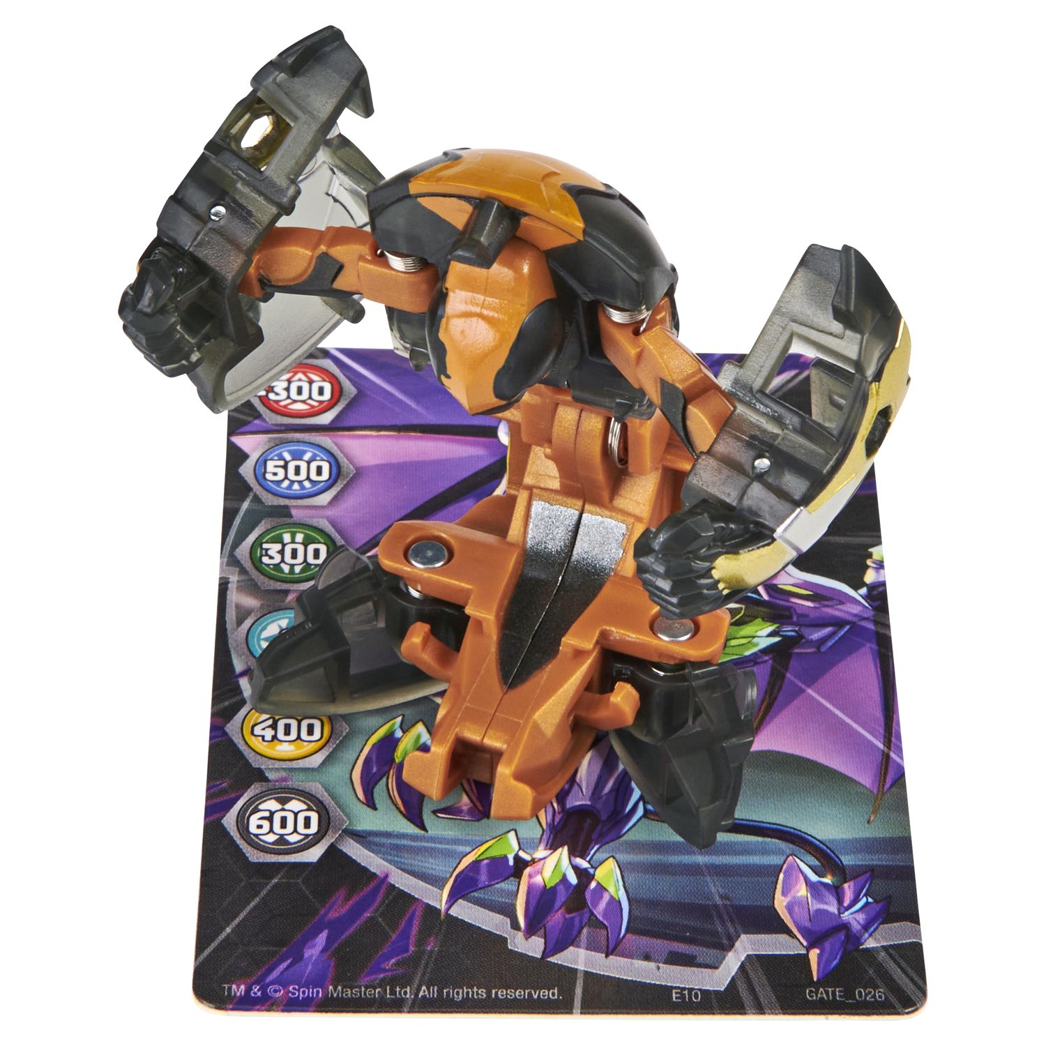 Фигурка-трансформер Bakugan Геоган S3 Wraith Gold 6059850/20131552 - фото 4