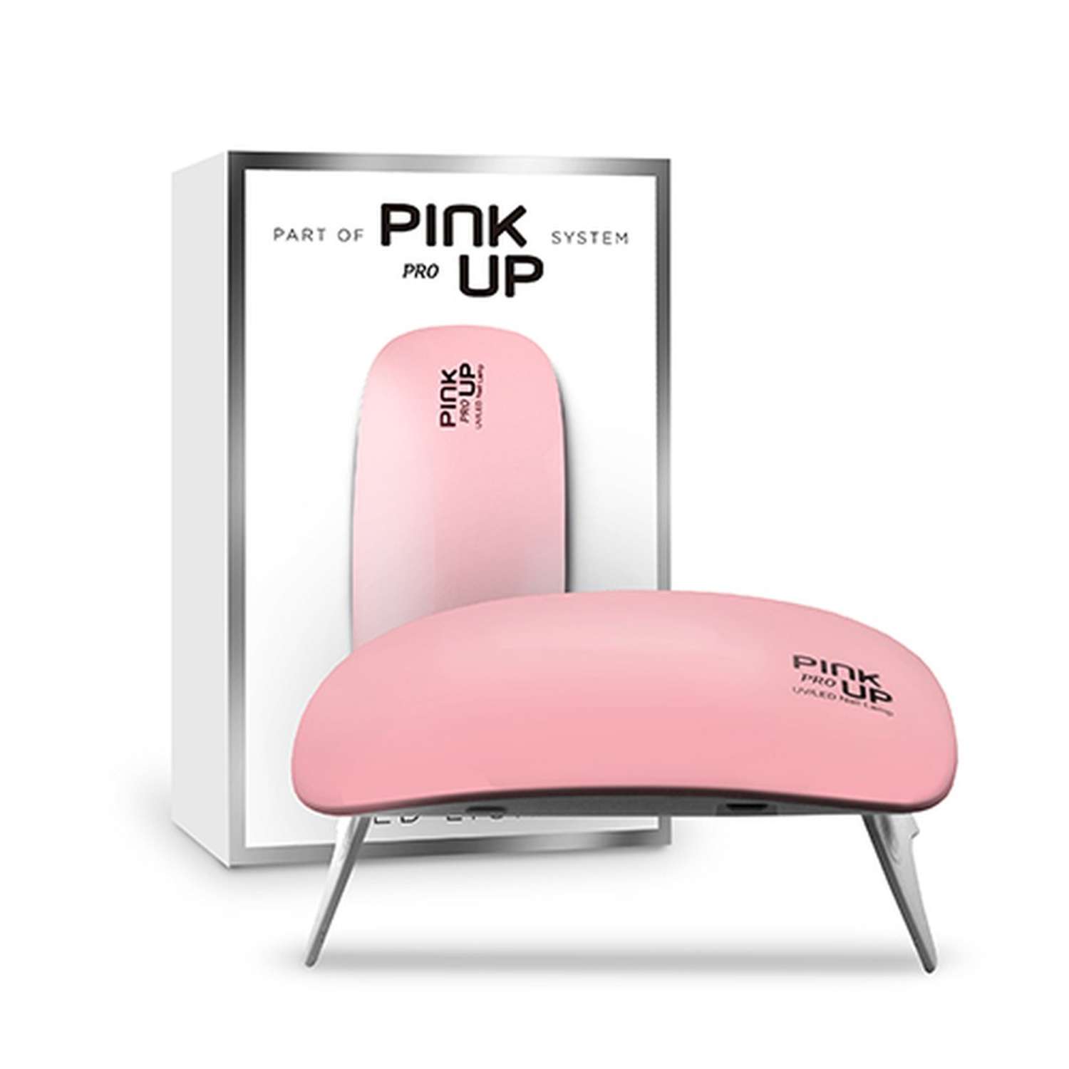 Лампа для гель-лака Pink Up uv/led mini pink - фото 1