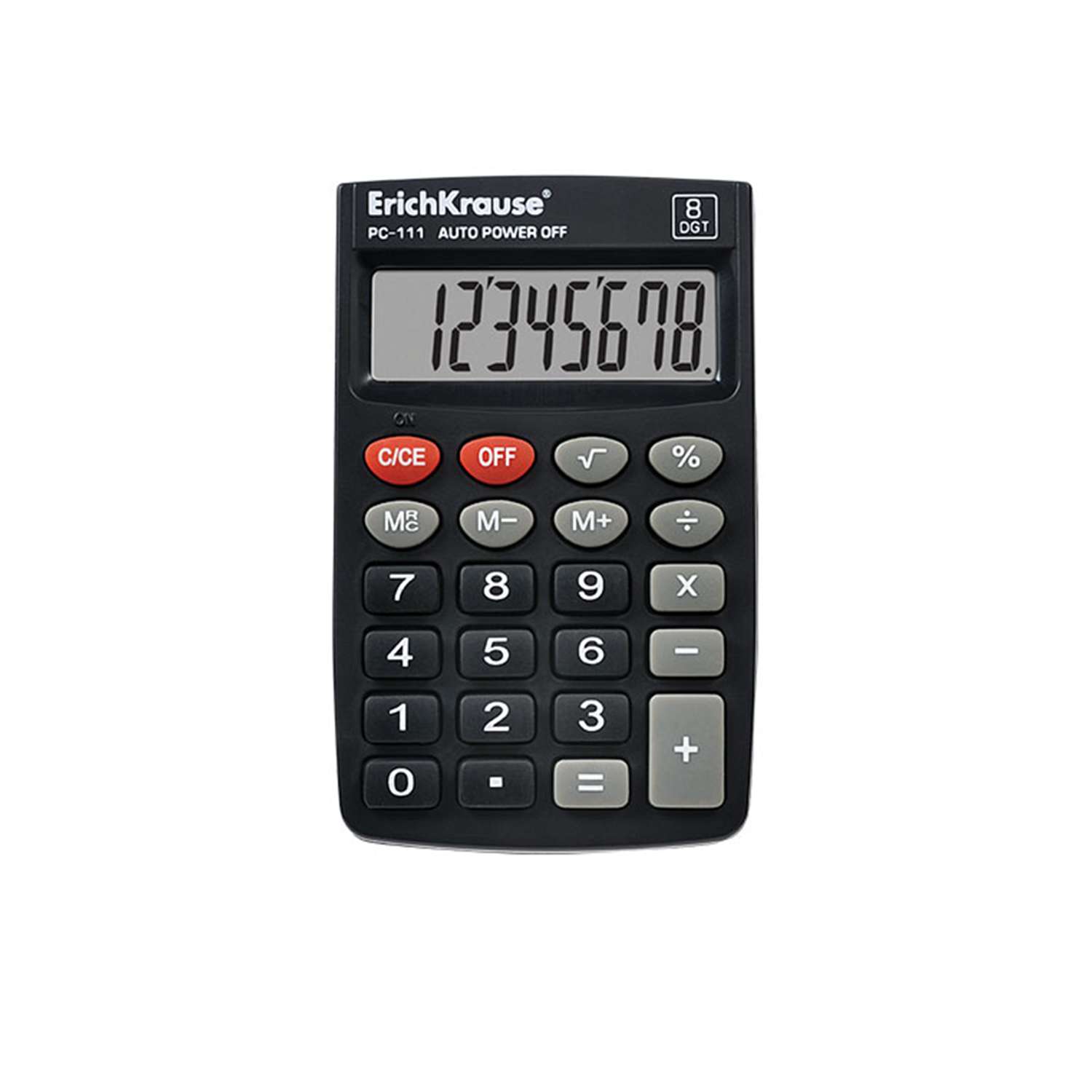 Калькулятор карманный ErichKrause PC-111 - фото 2