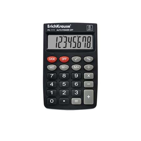 Калькулятор карманный ErichKrause PC-111