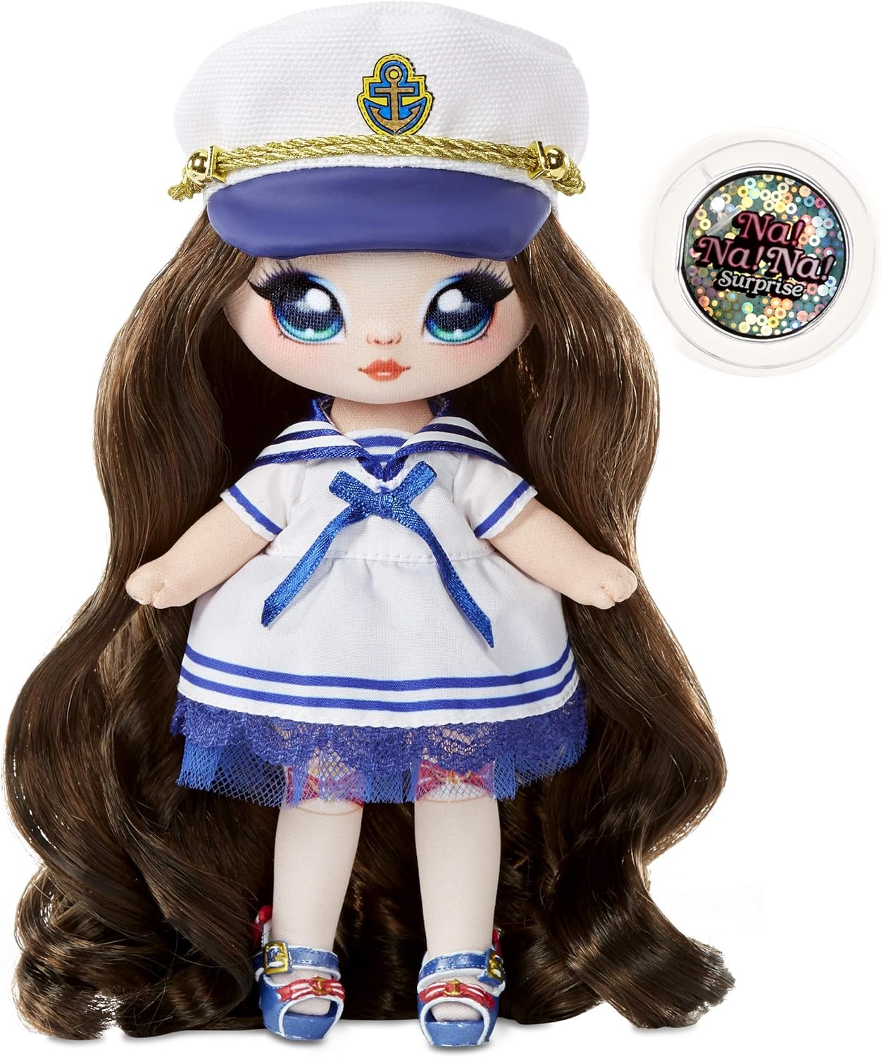 Игровой набор с куклой Na! Na! Na! Surprise Sparkle 1 серия Sailor Blu якорь 573753 - фото 2