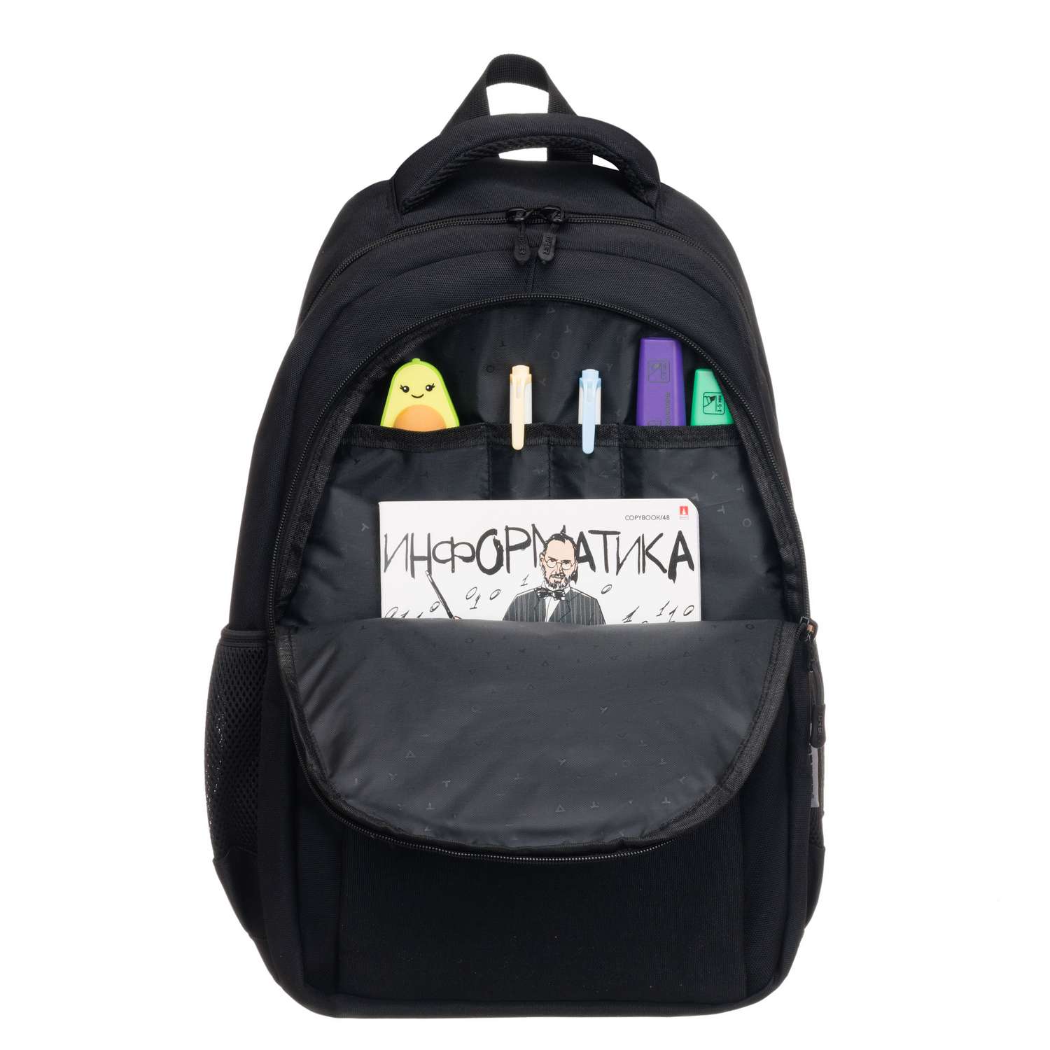 Рюкзак TORBER CLASS X черный и мешок для сменной обуви - фото 5