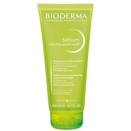 Гель Bioderma Sebium Очищающий интенсивного действия Актив 200 мл