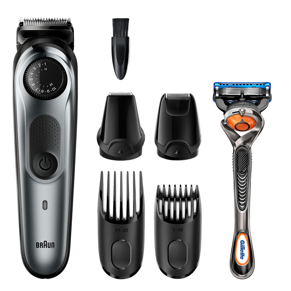 Триммер Braun для бороды BT7240 + Бритва Gillette - фото 3