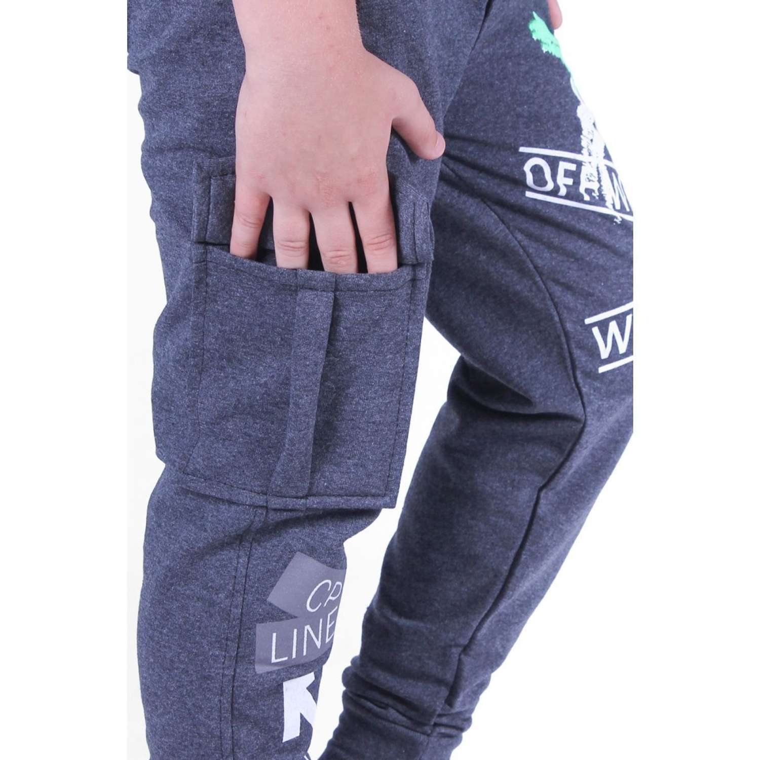Спортивные брюки ciggo 108 темно-серый - фото 5