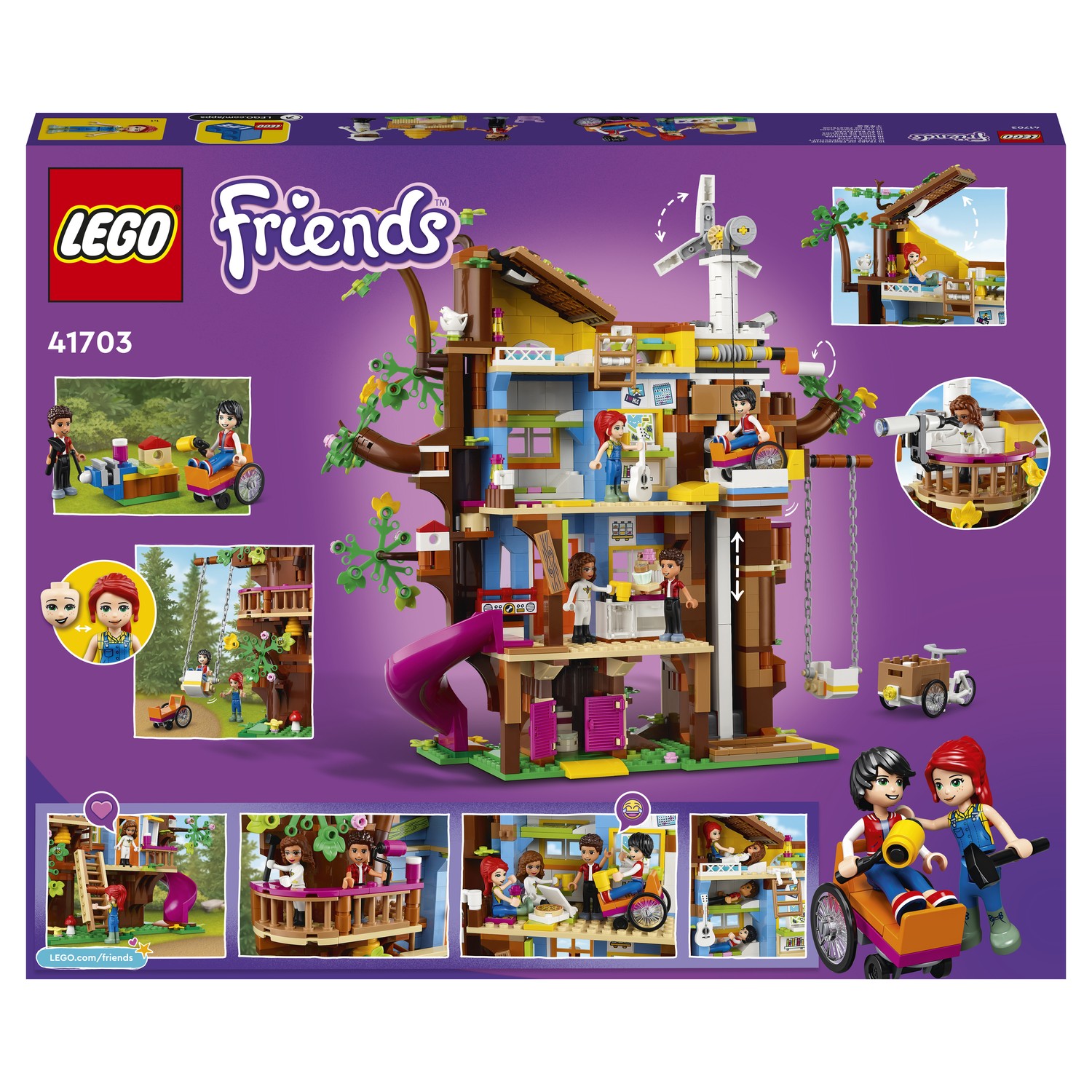 Конструктор LEGO Friends Дом друзей на дереве 41703 купить по цене 7999 ₽ в  интернет-магазине Детский мир
