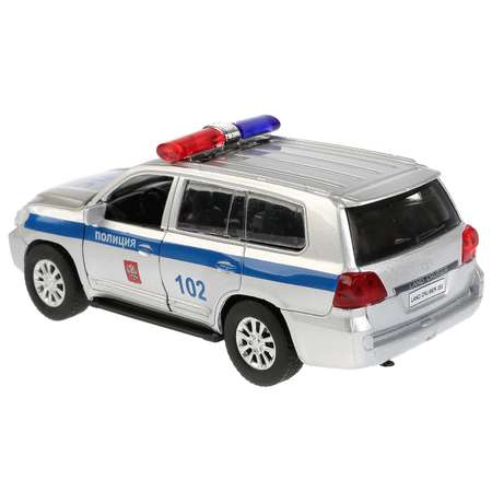 Машина Технопарк Toyota Land Cruiser Полиция инерционная 262768