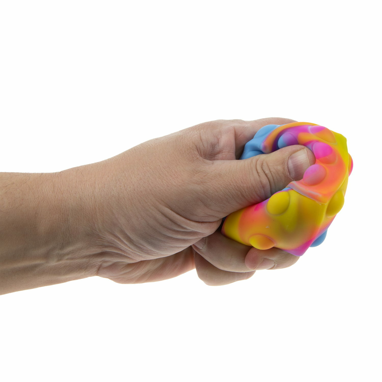 Игрушка- антистресс 1TOY Жмяка игральный кубик разноцветный - фото 3