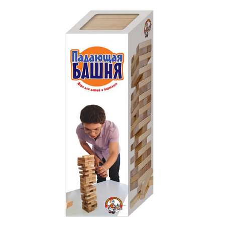 Игра для детей и взрослых ДЕСЯТОЕ КОРОЛЕВСТВО Падающая башня Развлекательная игра в стиле Дженга