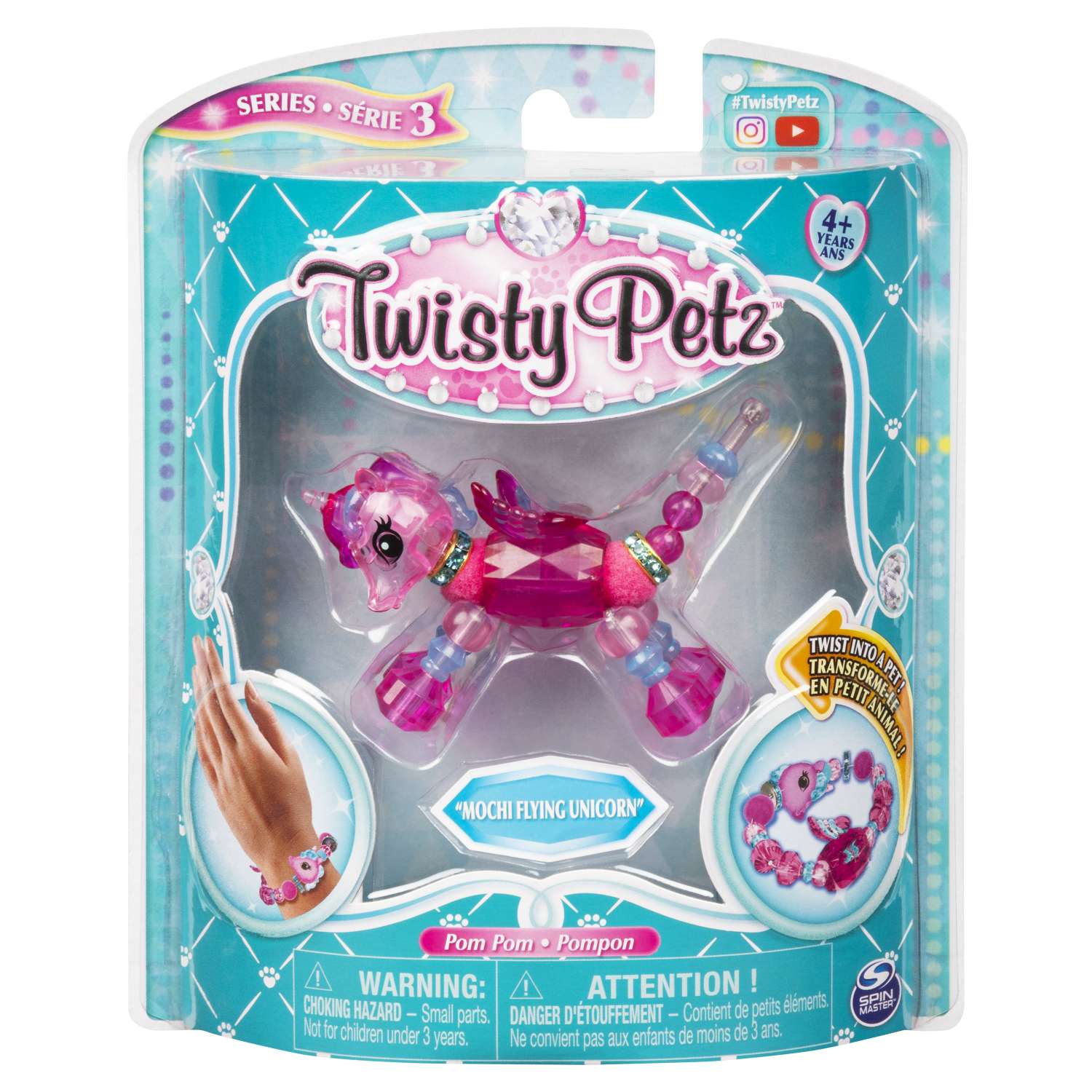 Набор Twisty Petz Фигурка-трансформер для создания браслетов Mochi Flying Unicorn 6044770/20121570 - фото 1