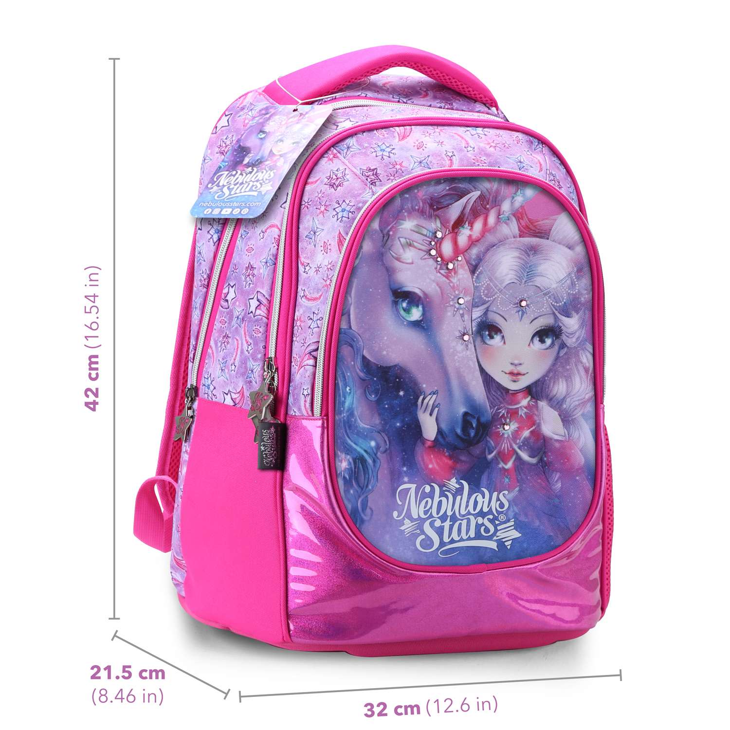 Школьный рюкзак Nebulous Stars для девочек - фото 3
