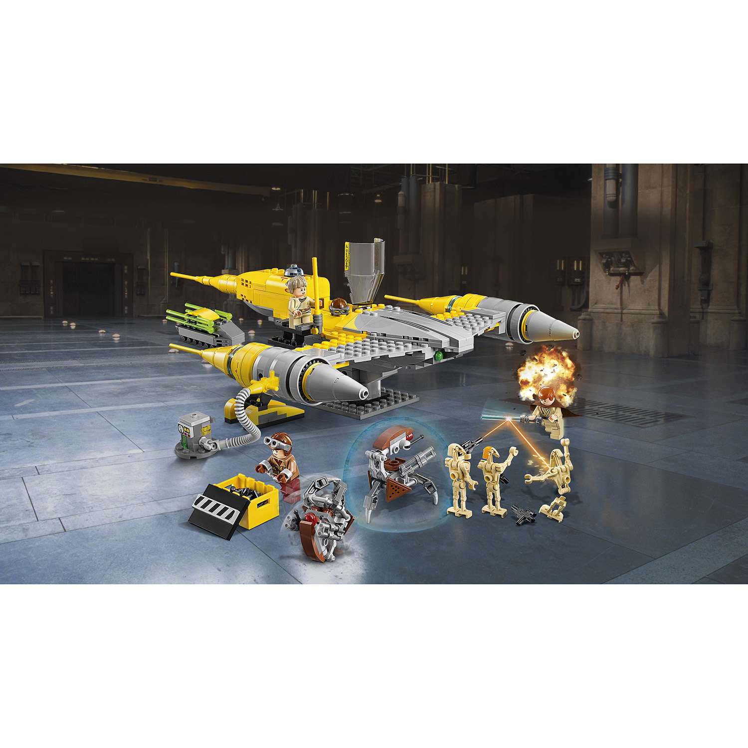 Конструктор LEGO Star Wars TM Истребитель Набу™ (Naboo Starfighter™) (75092) - фото 5