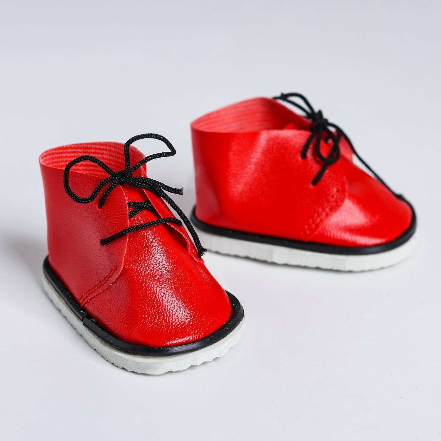 Ботинки Happy Valley для куклы «Завязки» длина подошвы 7 5 см 1 пара цвет красный 3495208 - фото 1