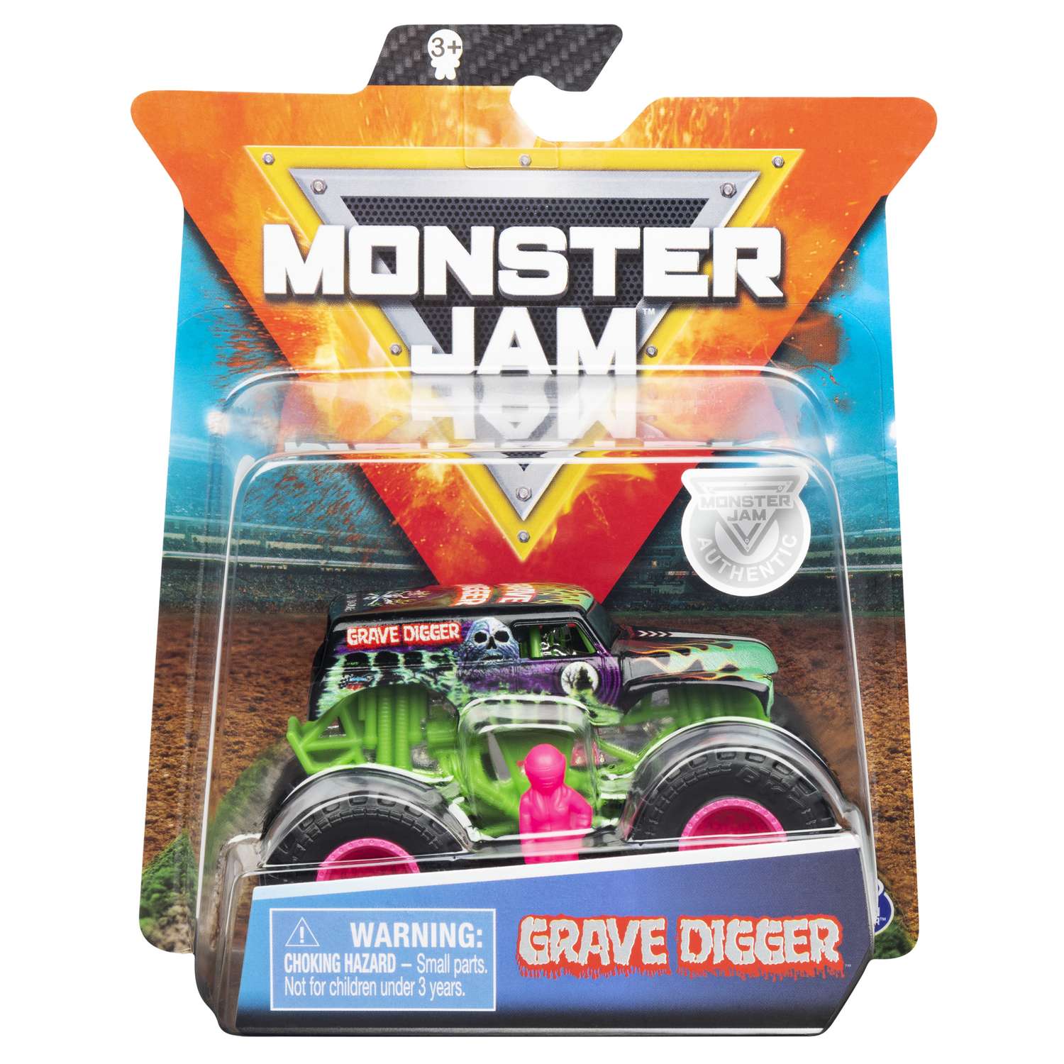 Машинка Monster Jam 1:64 Grave Digger 6044941/20116893 6044941 - фото 2