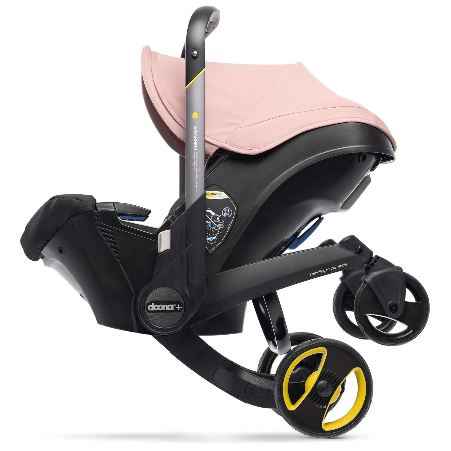 Blush pink store doona stroller