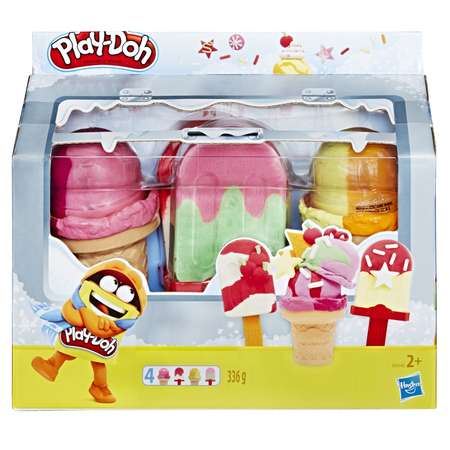Пластилин Play-Doh Холодильник с мороженым