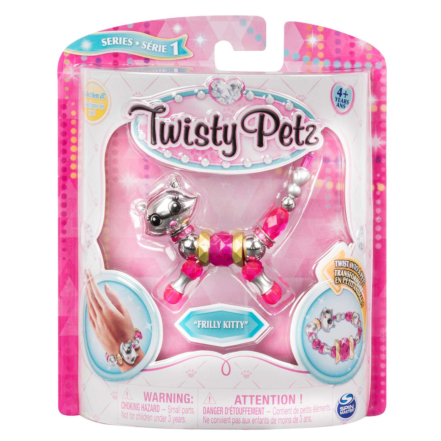 Набор Twisty Petz Фигурка-трансформер для создания браслетов Frilly Kitty 6044770/20104527 - фото 1