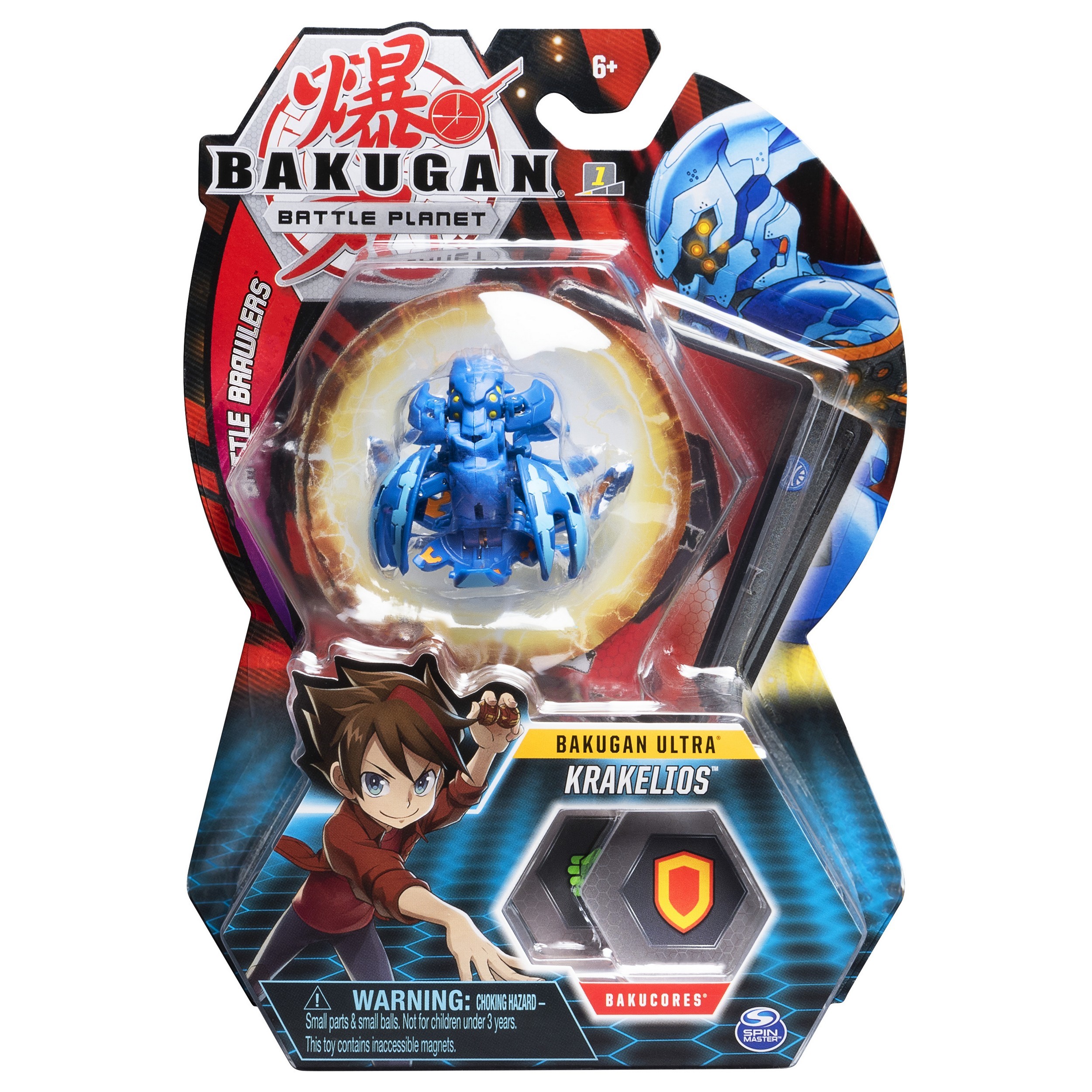 Фигурка-трансформер Bakugan Ультра Kraken Blue 6045146/20109021 - фото 2