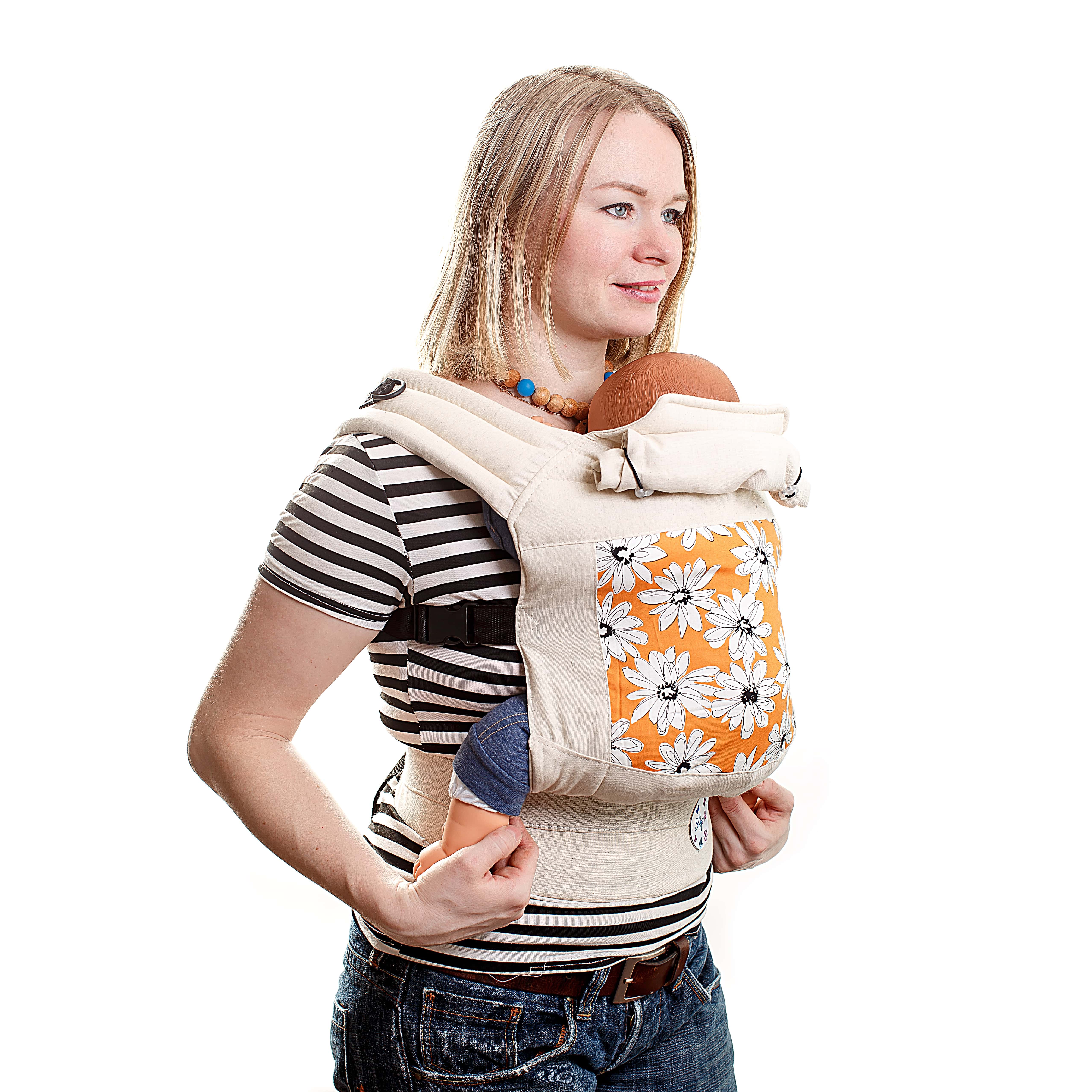 Эрго-рюкзак SlingMe Классик с 4 месяцев без намотки от 7 до 20 кг 002-004 - фото 2